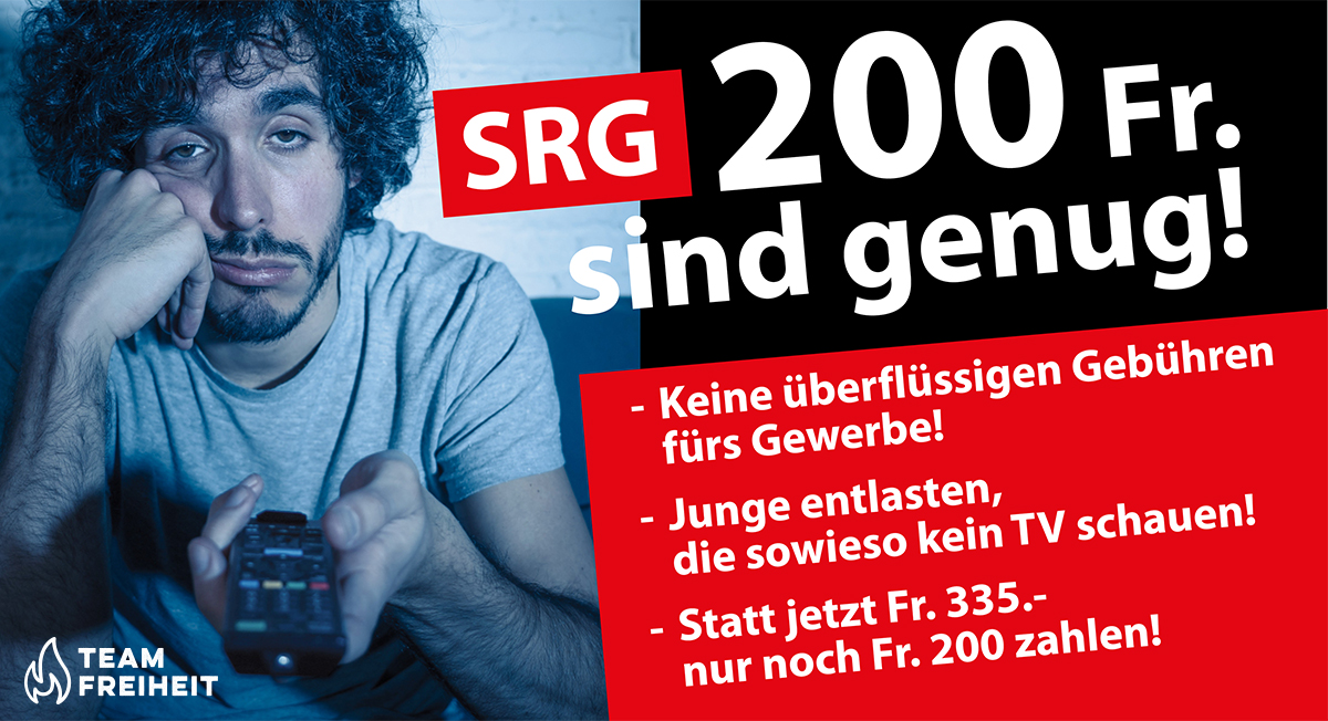 SRG-Initiative «200 Franken sind genug!»